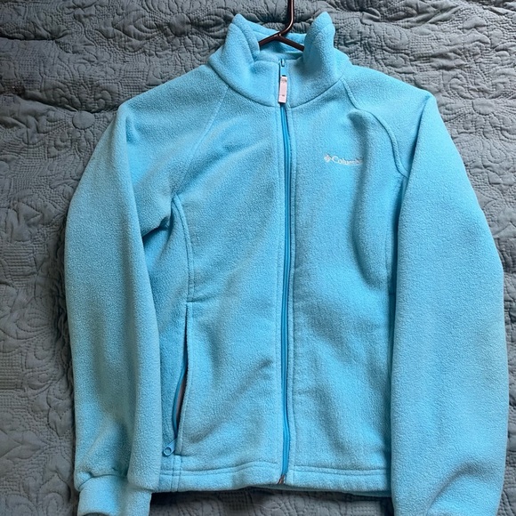 Columbia Kids Light Blue Fleece Jacket - Picture 1 of 1